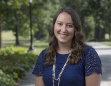 Katie Clark on Magill Walk.